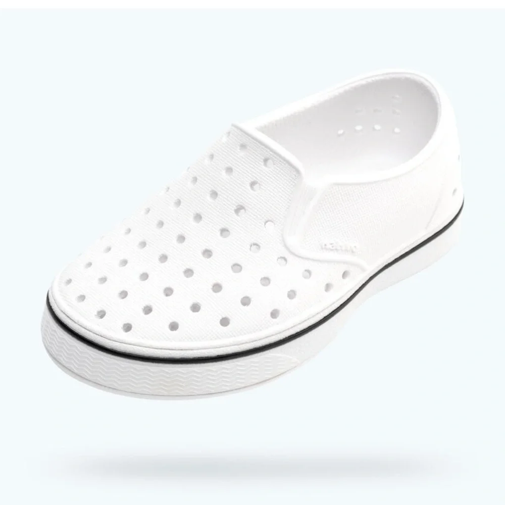 Native - White Miles Child Slip On Shoes - Size: C8